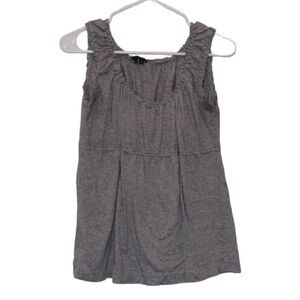 Theory Gray Sleeveless Scoop Neck Cami Tops Women's Size S